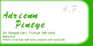 adrienn pintye business card